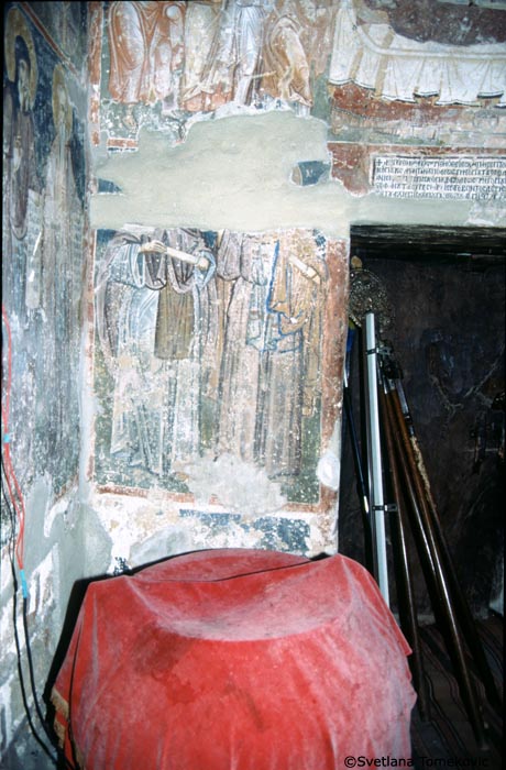 Fresco, northeast chapel, west wall