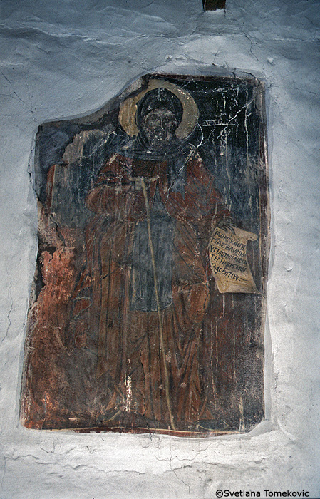 Fresco showing Anthony Abbot the Great