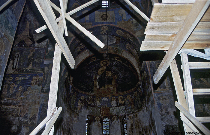 Interior, View toward east.