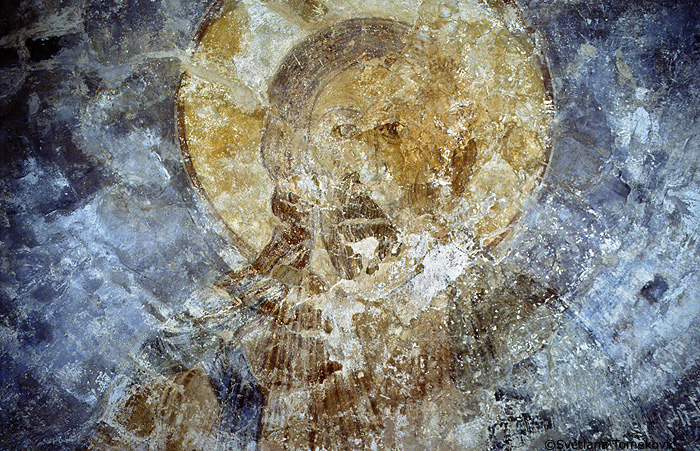 Apse, Conch: Christ (detail of head).