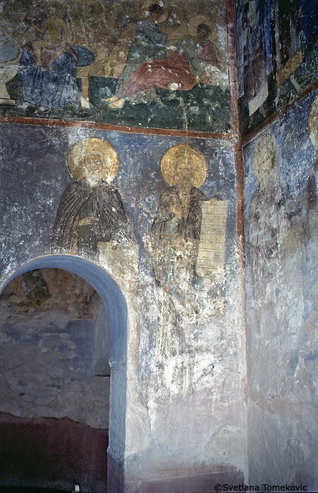 South Arm, East Wall: Monks.