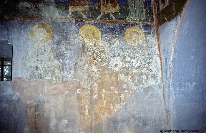 South Arm, South Wall: Monks.