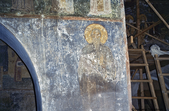 South Arm, South Wall: Monk.