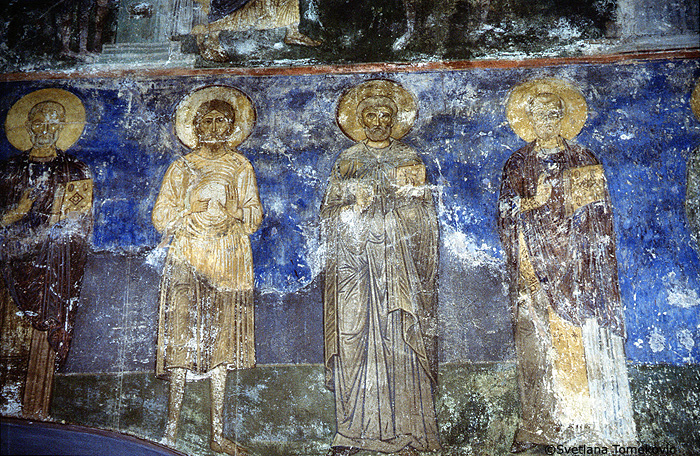 South Arm, West Wall: Saints.