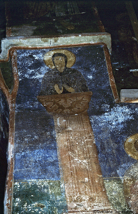 South Arm, West Wall: Stylite.