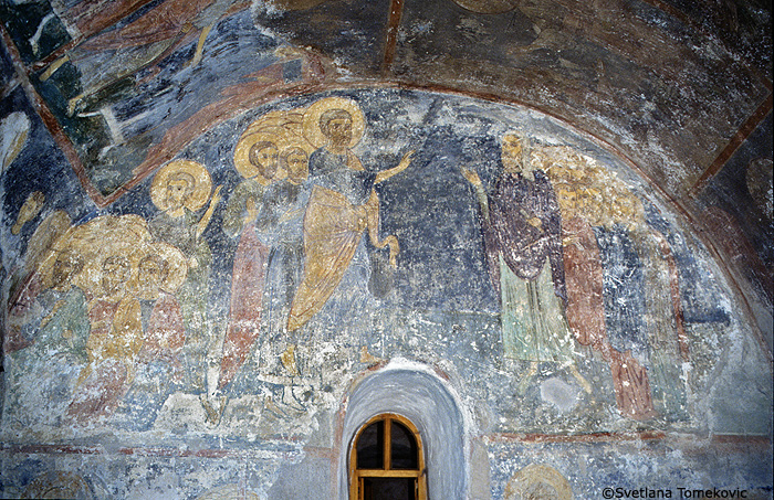 North-West Aisle (?), West Tympanum: Unidentified Scene.