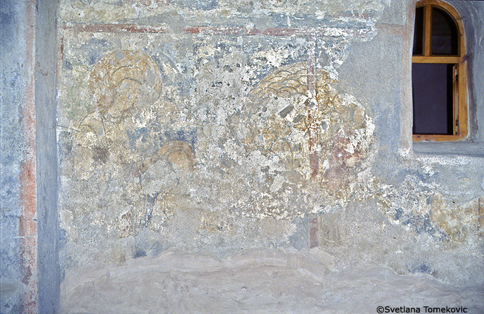 North-West Aisle (?), West Wall: Scene 1.