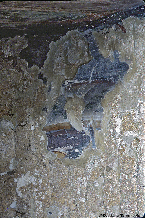 West Wall: Elijah communicating with God (detail).