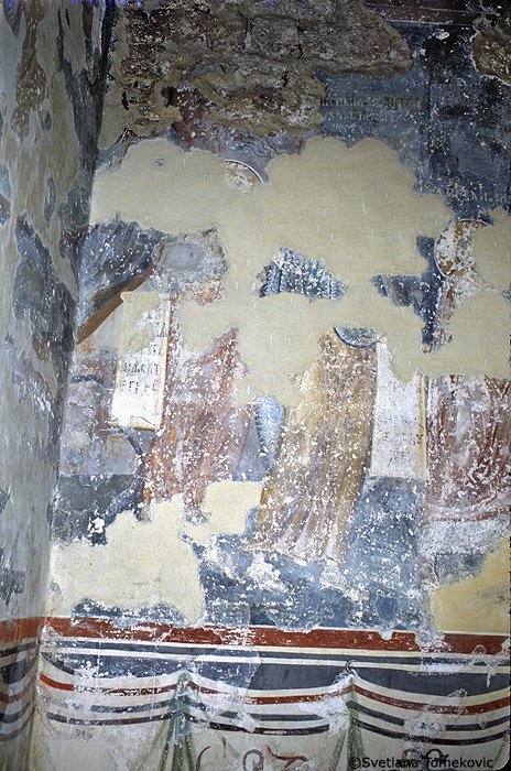 West Wall: Elijah and Elisha at the Jordan.