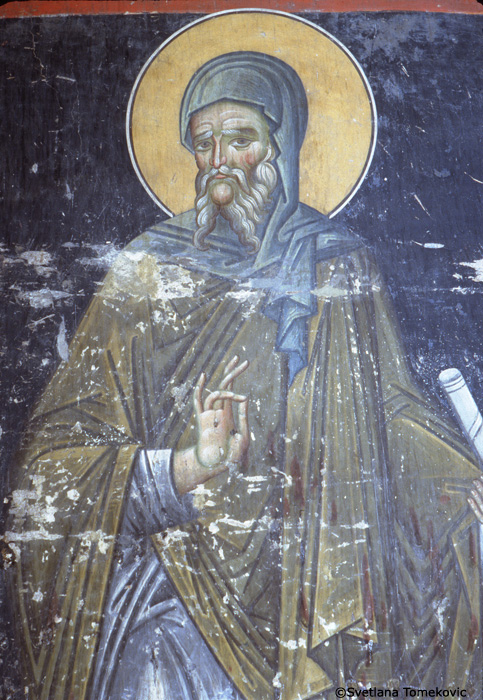 Fresco, showing Anthony