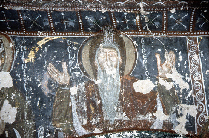 Fresco showing Arsenius