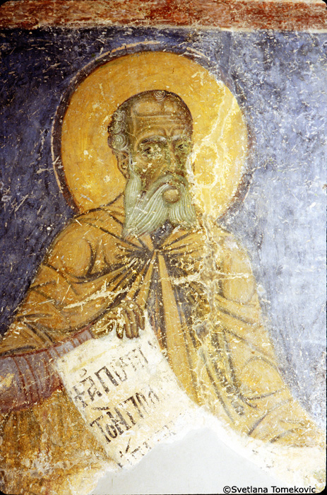 Fresco showing Sabas