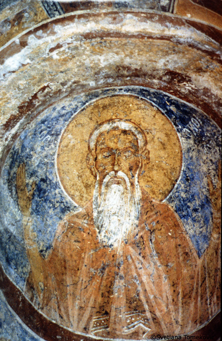 Fresco, diaconicon, showing Theodore