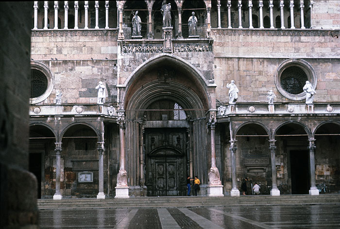 Exterior west, porch and portal, 12c.-14c.