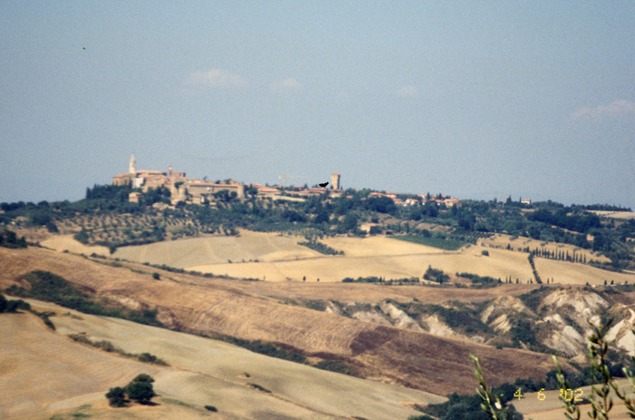 Distant view of town