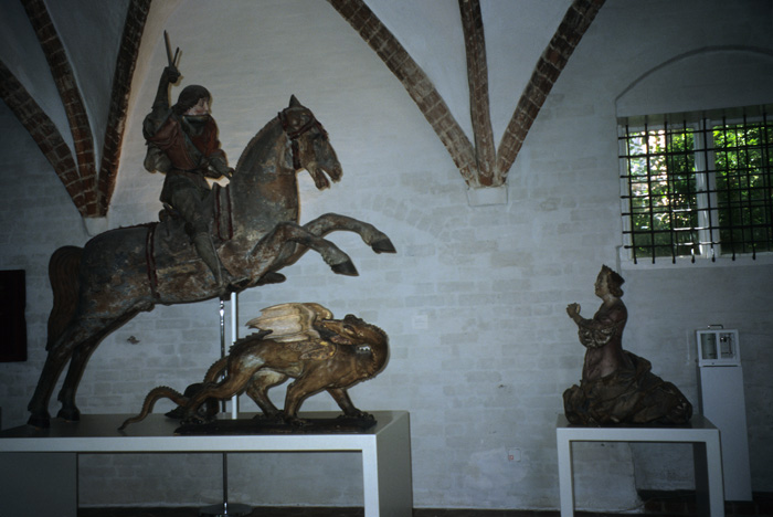 George of Cappadocia slaying dragon