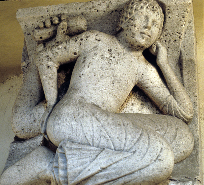 Relief of female figure, c. 1130, Maestro delle Metope