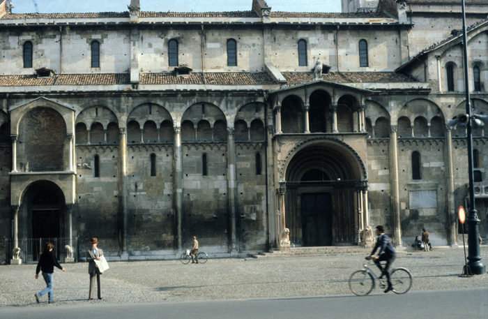 Exterior south, view, late 11c.-third quarter 12c.,  Lanfranco and Wiligelmo