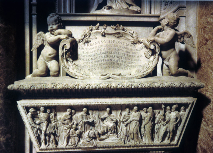 Tomb of Matilda of Canossa, Bernini, c. 1635