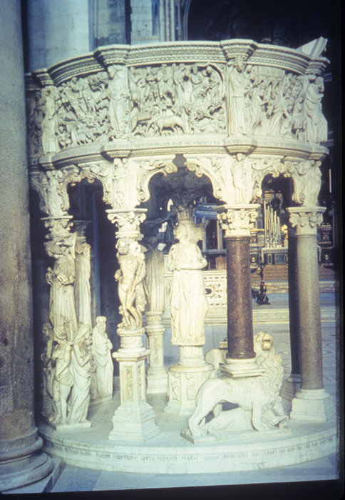 Pulpit, Giovanni Pisano, 1302-1310