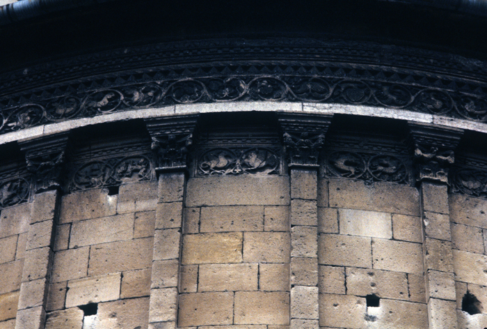 Verona Cathedral, apse, corbel table.